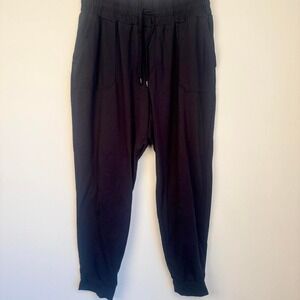 Mondetta Black Joggers with Drawstring Waist